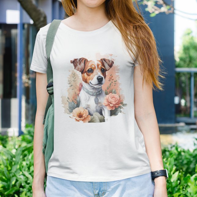 Cute Baby djur | Cute Jack Russel Terrier Puppy T Shirt (Skapare uppladdad)