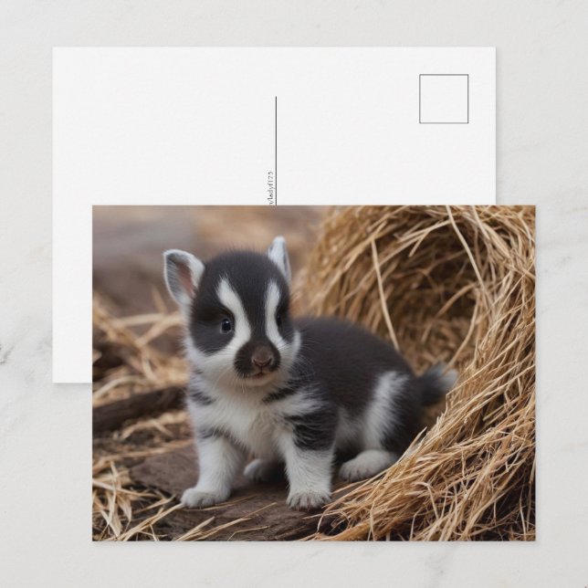Cute Baby djur, postkorsning Vykort (Fram/baksida)