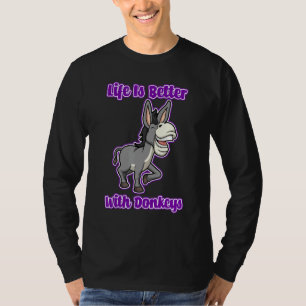 Cute Baby Donkey Life Mule T Shirt
