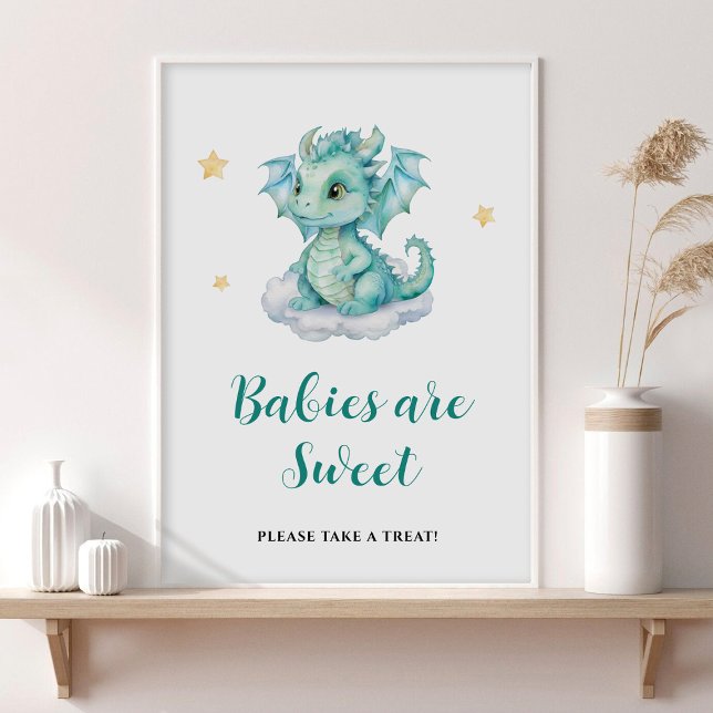 Cute Baby Dragon Spädbarn är Sweet Poster (Skapare uppladdad)