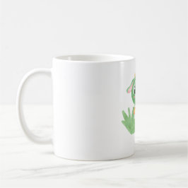 Cute Baby Dragon Watercolor Kaffemugg