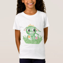 Cute Baby Dragon Watercolor T Shirt