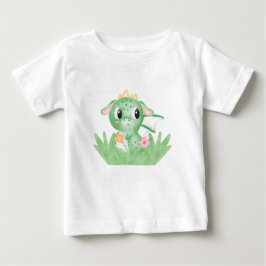 Cute Baby Dragon Watercolor T Shirt