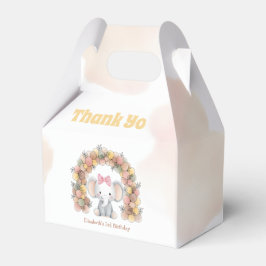 Cute Baby Elephant Balloon Arch Birthday Thank You Presentaskar