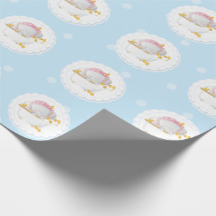 Cute Baby Elephant Birthday Presentpapper