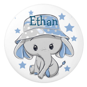 Cute Baby Elephant Boy Knopp
