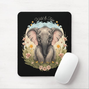 Cute Baby Elephant Calf Wildblomma Wanderlust Musmatta