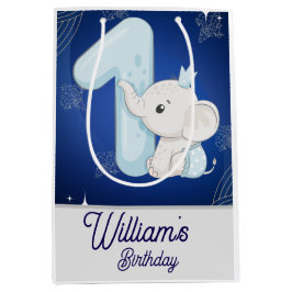 Cute Baby Elephant First Birthday