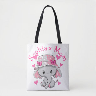 Cute Baby Elephant Girl Tygkasse