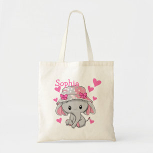 Cute Baby Elephant Girl Tygkasse