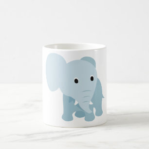 Cute Baby Elephant Kaffemugg