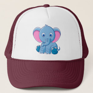 Cute Baby Elephant Keps