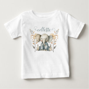 Cute Baby Elephant Personlig T Shirt