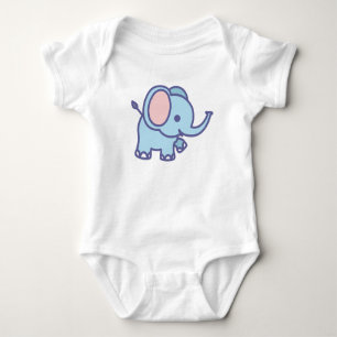 Cute Baby Elephant Tecknad-47767 T Shirt
