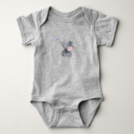 Cute Baby Elephant Throwing Vatten T Shirt