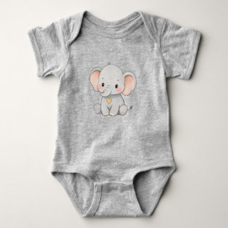Cute Baby Elephant – Toddler Clothing Design T Shirt