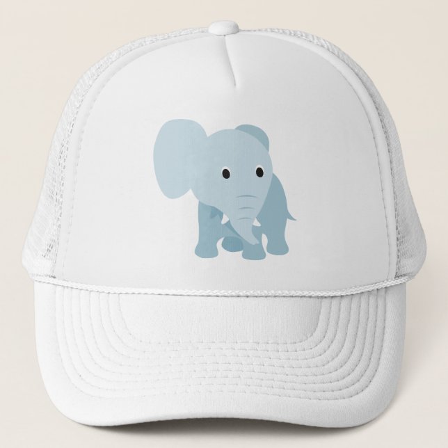 Cute Baby Elephant Truckerkeps (Framsida)
