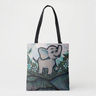 Cute Baby Elephant Tygkasse