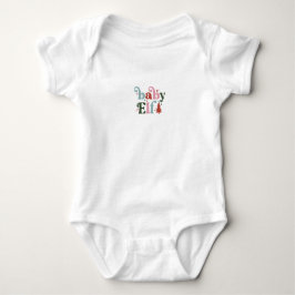Cute Baby Elf Christmas Quote T Shirt