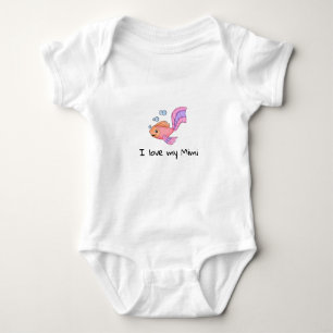 Cute Baby Fish I Kärlek my Mimi T Shirt