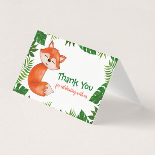 Cute Baby Fox   Babyskor   TACK Kort