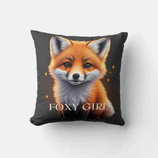 Cute Baby Fox Kudde