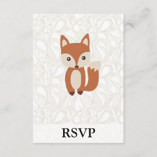 Cute Baby Fox OSA Kort