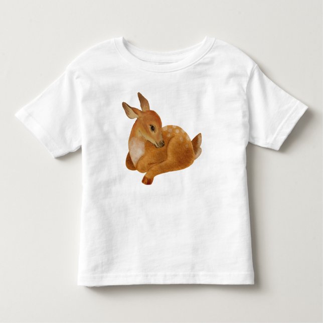 Cute Baby Gazelle T-Shirt för Småbarn (Framsida)