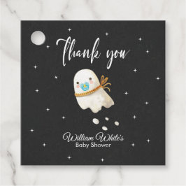 Cute Baby Ghost Halloween Fall Baby Shower Gåvor Etiketter