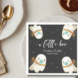 Cute Baby Ghost Halloween Fall Baby Shower Pappersservett