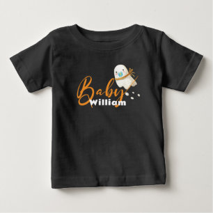 Cute Baby Ghost Nappar Scarf Boo T Shirt