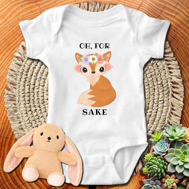 Cute Baby Gift - för fox Sake Funny T Shirt (Skapare uppladdad)