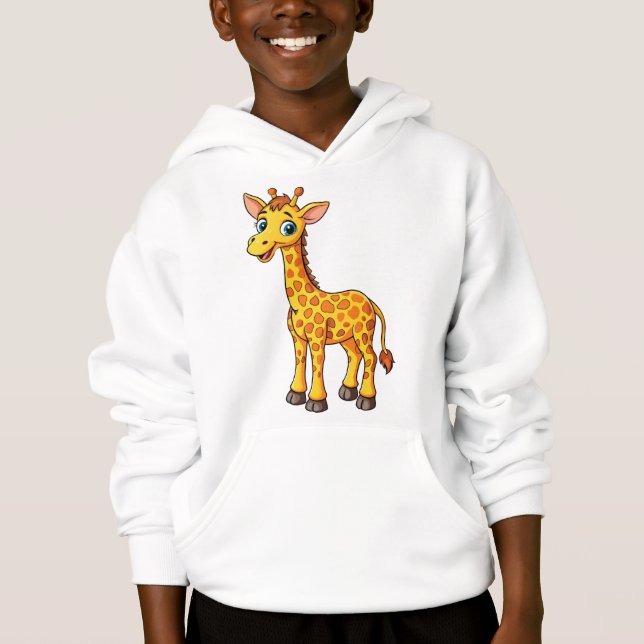Cute Baby Giraffe Cartoon-35281 T Shirt (Framsida)