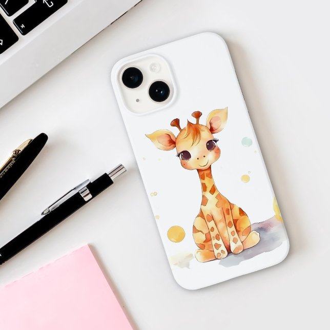 Cute Baby Giraffe iPhone 14 Fodral (Skapare uppladdad)