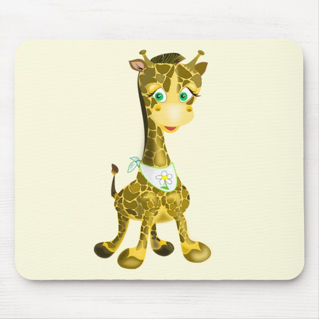 Cute Baby Giraffe Musmatta (Framsidan)
