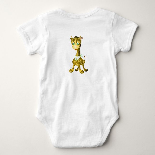 Cute Baby Giraffe T Shirt (Baksida)
