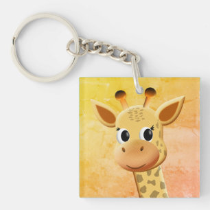 Cute Baby Giraffe Teckning