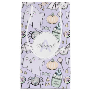 Cute Baby Halloween med pumpor, Fladdermus och Spö