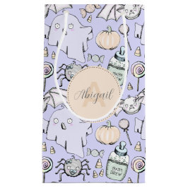 Cute Baby Halloween med pumpor, Fladdermus och Spö