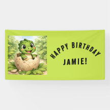 Cute Baby Hatchling Dinosaur Birthday