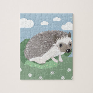 Cute Baby Hedgehog Jigszawa Pussel
