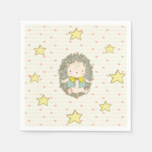 Cute Baby Hedgehog Pojke Shower Sweet