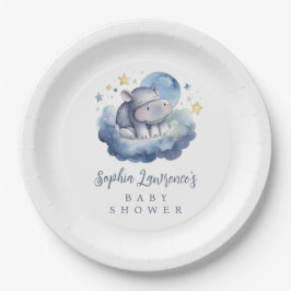 Cute Baby Hippo Baby Shower
