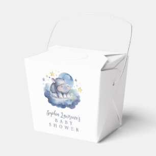 Cute Baby Hippo Baby Shower Presentaskar