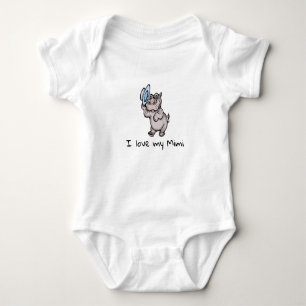 Cute Baby Hippo I Kärlek my Mimi T Shirt