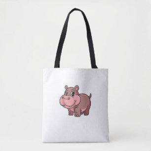 Cute Baby Hippo Moo Deng Tanktop_1 Tygkasse