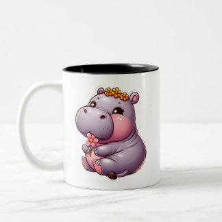 Cute Baby Hippo Mugg