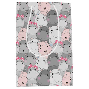 Cute Baby Hippos Gift Bag