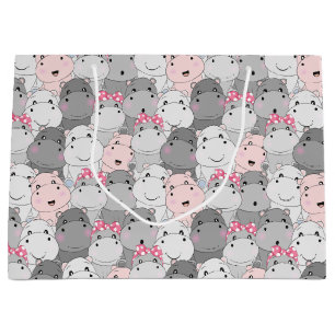 Cute Baby Hippos Gift Bag