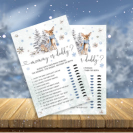 Cute Baby Hjort Mamma eller Baby Shower Game
